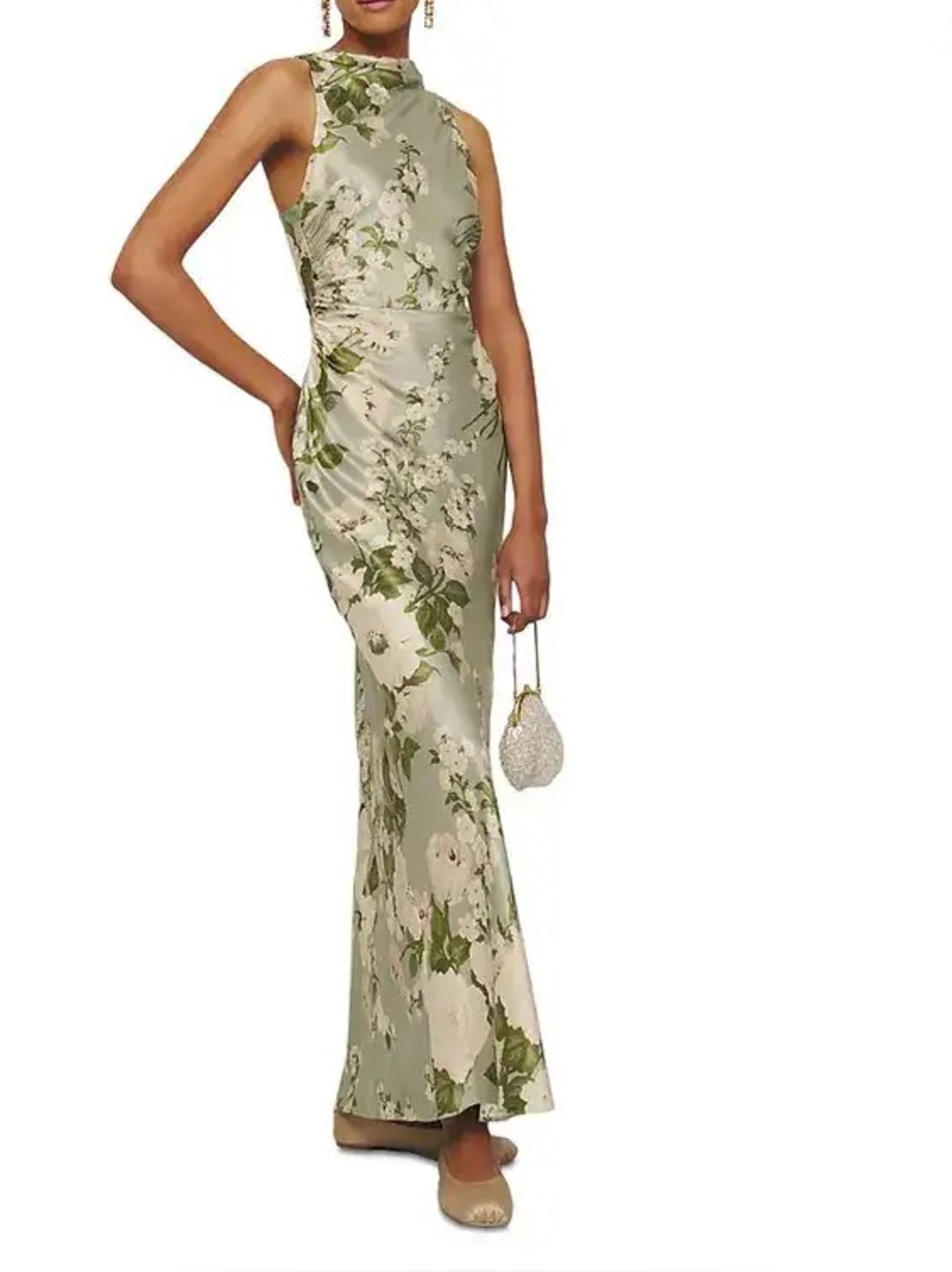 Reformation Anaiis Silk Dress Size 6 NWT